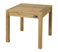 AXI August Table d'appoint, marron - 50 x 50 x 45 cm | Forme carrée, 100 % teck, pour le jardin, le balcon ou même l'intérieur