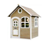 AXI Cabane de jeu JULIA en bois FSC pour jardin brun et blanc avec fenêtres