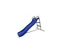 AXI Toboggan sur pied AXI avec connexion d'eau 180cm Bleu & Anthracite | Toboggan de jardin en métal et plastique
