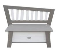 AXI Banc de rangement de jouets Corky Gris Blanc Gris G