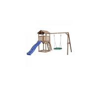 Axi Beach Tower With Summer Litter Swing Brown - Blue Slide