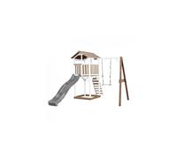 AXI Beach Tower with Single Swing Brown/White - Toboggan Gris