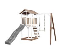 AXI Beach Tower with Single Swing Brown/White - Toboggan Gris
