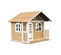 AXI Cabane de jeu Milan - Maison enfant en bois FSC pour extérieur avec fenêtres Brun et blanc