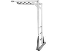 AXI Cadre d'escalade en bois Gris Banc pour Beach Tower Gris G