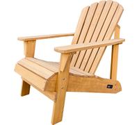 AXI Carmen Chaise Adirondack, Transat Bois, Beige Or - 90 x 78 x 93 cm, 14 kg | Pour le Jardin, 1 personne /Fauteuil Exterieur | A dossier haut