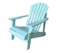 AXI Chaise Adirondack Carmen – Transat en bois, Dossier haut, Bleu pastel, 90 x 78 x 93 cm