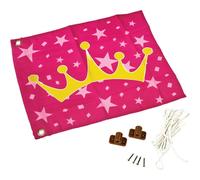 Axi drapeau princesse pour cabane de jeux