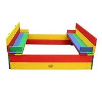 AXI ELLA Bac a sable avec bancs Arc en ciel 100x95x20cm Jaune G