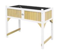 Axi Interieur Et Exterieur Table De Jardinage Bois Marron Blanc