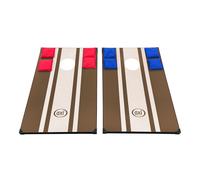 AXI Jeu de Cornhole avec 2 Plateaux - Jeu de lancer de sacs de fèves pour l'extérieur/l'intérieur - Comprend 8 sacs de cornhole et un sac de transport - Plateau en bois pliable - Jeu de jardin - 91 x