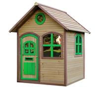 AXI Julia Maison Enfant en Bois | Maison de Jeux pour l'extérieur / Jardin en marron & Vert | Maisonnette / Cabane de Jeu avec des fenêtres