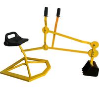 AXI Justin la Pelleteuse Jouet | Pelleteuse Jouet Extérieur pour le bac à sable | Montage Facile et rapide couleur Jaune et Noir | Jouet pelleteuse