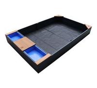AXI Kelly Bac a sable avec bancs et containers Anthracite Marron Bleu G
