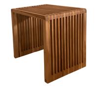 AXI Liane Table d'Appoint en Bois de Teck - Brun | Petit Meuble pour Jardin, Balcon,Terrasse | 40,5 x 40,5 x 46 cm
