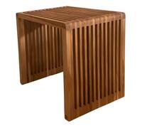 AXI Liane Table d'Appoint en Bois de Teck - Brun | Petit Meuble pour Jardin, Balcon,Terrasse | 40,5 x 40,5 x 46 cm