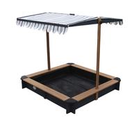 Lily Bac a sable avec toit Anthracite Marron