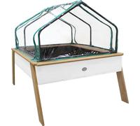 Table de culture linda avec serre marron/blanc