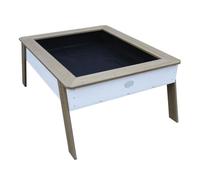 AXI Linda Table de Culture en Bois avec Bac & Voile de Jardin | Potager sur Pied / Jardinière en marron & Blanc | Table de sable enfant
