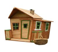 Cabane en Bois Lisa pour Enfants - 6 Fenêtres, Bois de Cèdre marron TU