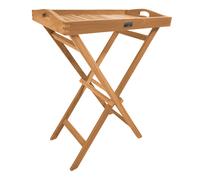 AXI Lora Chariot de Service avec Plateau Amovible - en Teck - avec Poignées Ouvertes | Desserte de cuisine / pour le jardin, le balcon, la terrasse ou l'intérieur | 93 x 62 x 84 cm