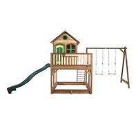 AXI maison de jeu avec double balançoire Liam 613 x 277 x 291 cm marron clair Marron clair G