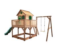 AXI Maison de jeu Liam (avec balançoire) Maison de jeu de jardin sur pilotis, brun ; A030.152.00