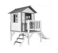 AXI Maison Enfant Beach Lodge XL en Blanc avec Toboggan en Blanc | Maison de Jeux en Bois FFC pour Les Enfants | Maisonnette