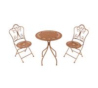 Axi Marilou Table Et Chaise Bistrot, 2 Chaises 1 Table, Ensemble Bistro Extérieur, Terracotta - Salon De Jardin Bistrot, Table Bistrot Mosaique Pour Jardin/Balcon/Terrasse