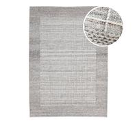 AXI Maui Tapis d'extérieur, rectangulaire, beige - Tapis jardin extérieur/intérieur - Tapis balcon fabriqué à partir de bouteilles en PET recyclées - 140 x 120 cm / Épaisseur : 5 mm