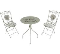 AXI Maxime Table et Chaise Bistrot, 2 Chaises 1 Table, Ensemble Bistro Extérieur Vin Crème - Salon de Jardin Bistrot, Table Bistrot Mosaique pour Jardin/Balcon/Terrasse