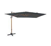Axi Nima Parasol Déporté Marron/Gris - Parasol Déporté Rectangulaire 300x300 Cm - Parasol Pied Déporté, Structure Aluminium - Rotation 360 - Parasol Déporté Inclinable - Résistant Aux Uv