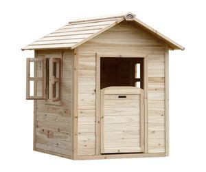 AXI Noa Maison Enfant en Bois FSC | Maison de Jeux pour l'extérieur / Jardin en marron & Vert | Maisonnette / Cabane de Jeu avec des Fenêtres