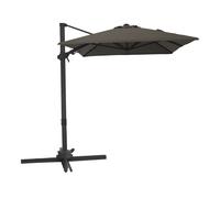 Axi Nyra Parasol Déporté Rectangulaire 200 X 300 Cm, Anthracite/Taupe | Pour Le Jardin / Terrasse Avec Armature Thermolaquée | Pied En Croix, Housse De Protection Inclus | Inclinable, Pivotant À 360°