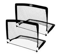 AXI Pop Up Kickz, Lot de 2 Cages de Foot Pliables pour Le Jardin | Filet de But en Fibre de Verre avec Sac de Transport | Cage de Football pour Enfants et Adultes - 120 x 93 x 95 cm.