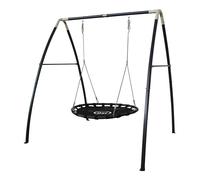 AXI Portique en Métal avec Balançoire Nid d'Oiseau Enfant | Balançoire ronde pour le jardin
