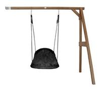 AXI Portique mural en bois Marron avec balancoire siège nid ovale 160x244x207cm Marron G