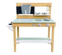 AXI Puck Cuisine en Bois Jouet, pour l'extérieur | Jouet en Multifonctionnelle avec 6 pièces d'accessoires | Pour le jardin 80 x 33 x 88 cm - FSC 100% Hemlock