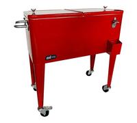 AXI Retro Cooler en Différentes Couleurs | Réfrigérateur De Boissons Mobile pour L'Extérieur/Le Jardin | Glacière 76 Litre,