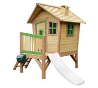 Axi Robin Maison Enfant Avec Toboggan Blanc