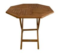 AXI Sana Table de Jardin en Bois de Teck, Octogonale, Pliable | Pour le jardin | Ensemble de salle à manger pour 4 personnes | 100
