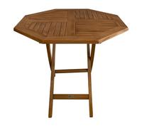 AXI Sana Table de Jardin en Bois de Teck, Octogonale, Pliable | pour Le Jardin | Ensemble de Salle à Manger pour 4 Personnes | 100 x 100 x 75 cm