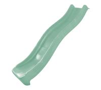 AXI Sky220 Toboggan à Eau en Vert Pastel - 220 cm | Élément complémentaire pour aire de jeux / maison de jeu enfant | Toboggan pour hauteur de estrade 120 cm