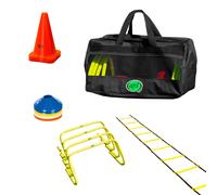 AXI SportsBag401 | Sac de sport avec équipement de sport 4 en 1 | Comprenant des cônes de sport, échelle d'entraînement, haies | Échelle de coordination / accessoires d'entraînement