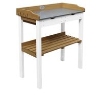 Axi Table De Jardinage Avec 2 Tiroirs Marron Blanc