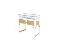 Table de jardinage interieur et exterieur Polycarbonate Bois Marron Blanc