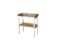 Axi Table De Rempotage Avec 2 Tiroirs En Marron & Blanc | Table De Plantation En Bois Pour L'Exterieur