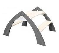 Table Pique Nique Enfant En Bois Gris & Blanc Table Picnic Avec Parasol Pour Le Jardin - Axi Kylo Xl