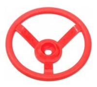 AXI Volant de direction pour maison de jeu 29 cm rouge Rouge G