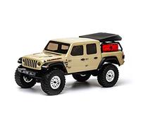 Axial 1/24 SCX24 Jeep JT Gladiator 4X4 RTR Brushed Rock Crawler Battery & Charger Included Beige AXI00005T1 Car
